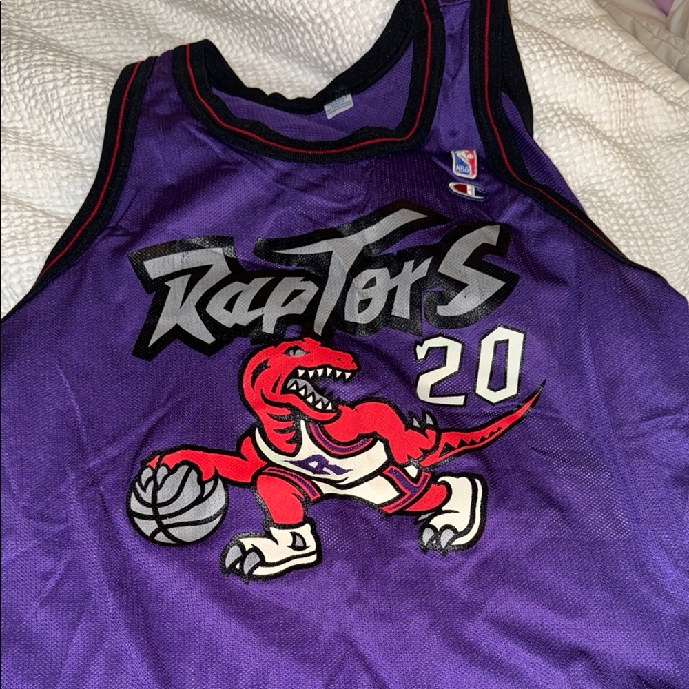 Raptors Damon Stoudamire Vintage Champion Basketball Jersey